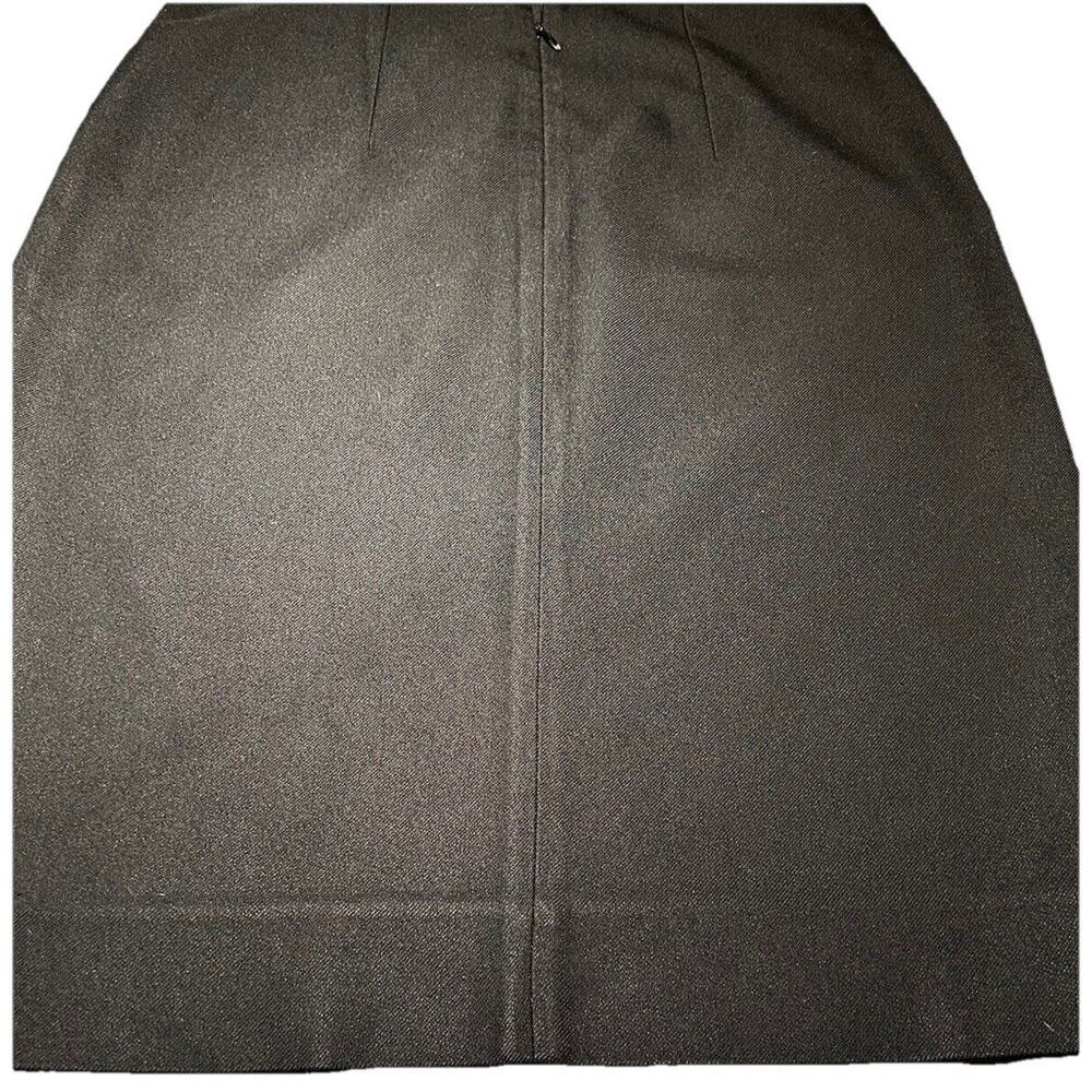 YVES SAINT LAURENT France Autumn 2010 Black Pencil Skirt F36 US 4 Wool Silk - Picture 10 of 16